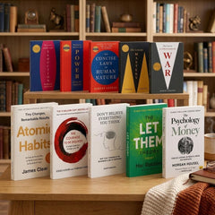 10 Bestselling Robert Greene Concise Power Series 5 Books Bundle + 5 More Self-Help Bestsellers: Atomic Habits, The Psychology of Money, The Let Them Theory, The Courage to Be Disliked & Don’t Believe Everything You Think