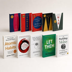 10 Bestselling Robert Greene Concise Power Series 5 Books Bundle + 5 More Self-Help Bestsellers: Atomic Habits, The Psychology of Money, The Let Them Theory, The Courage to Be Disliked & Don’t Believe Everything You Think
