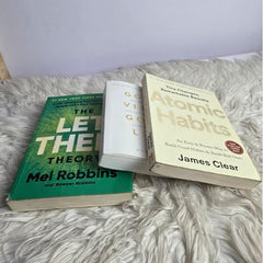 3 Book Self Help Bundle – Let Them Theory + Good Vibes + Atomic Habit – Mindset & Personal Growth