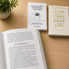 Self Help Book Bundle– Good Vibes Good Life, Let Them Theory & Don’t Believe Everything You Think | Mindset, Confidence & Emotional Growth Collection