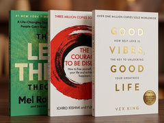 Self Help Books Bundle – Let Them Theory, The Courage to Be Disliked & Good Vibes Good Life | Confidence