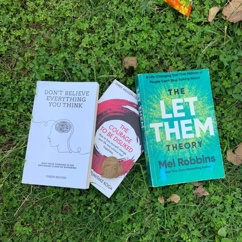 Self Help Book Bundle – Don’t Believe Everything, Courage to Be Disliked & Let Them Theory – Personal Growth, Mindset & Psychology Books Set for Motivation & Life Improvement