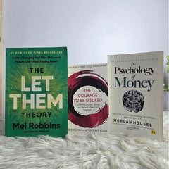 Self Help Book Bundle – Let Them Theory, Psychology of Money & Courage to Be Disliked – Personal Growth, Mindset & Money Habits Guide