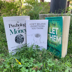 3 Self Help Books Bundle – Don’t Believe Everything You Think, Psychology of Money & Let Them Theory | Mindset