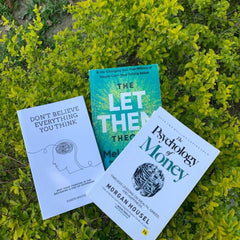 3 Self Help Books Bundle – Don’t Believe Everything You Think, Psychology of Money & Let Them Theory | Mindset