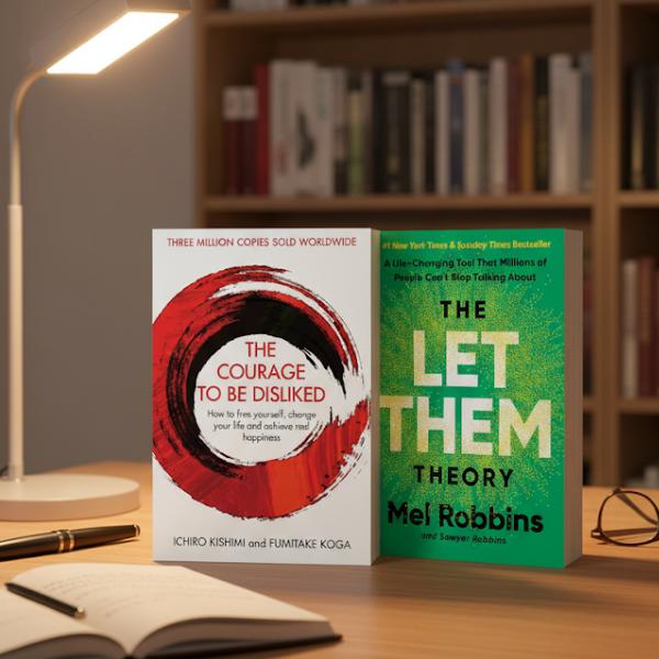 New The Let Them theory & The Courage to be disliked– 2 Bestseller Self Help Books on Mindset, Confidence, Happiness & Life Transformation