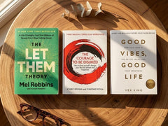 Self Help Books Bundle – Let Them Theory, The Courage to Be Disliked & Good Vibes Good Life | Confidence