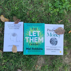 3 Self Help Books Bundle – Don’t Believe Everything You Think, Psychology of Money & Let Them Theory | Mindset