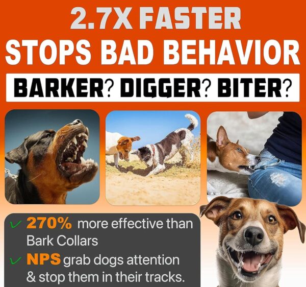 2023release Dog Bark Deterrent Device, Stops Bad Behavior | No need yell or swat, Just point to the dog (your or neighbors) - Image 7