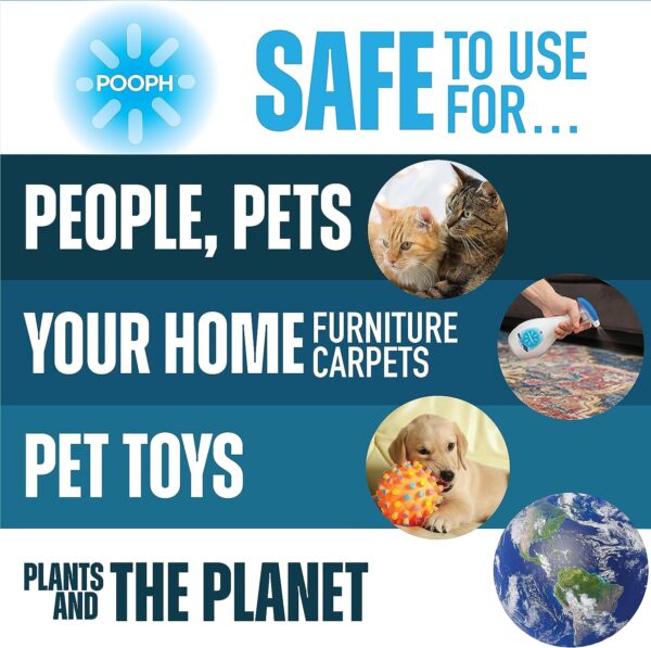 Roll over image to zoom in Pooph Pet Odor Eliminator, 32oz Spray - Dismantles Odors on a Molecular Basis, Dogs, Cats - Image 6