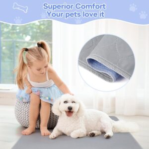 Reusable Dog Training Pads, 36×38 Inch-4 Packs Incontinence Bed Pads,Washable Pee Pads with Fast Liquid Absorbing