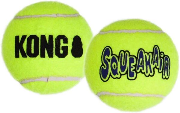 KONG Air Dog Squeaker Tennis Ball X-Large - 1 Pack - Pack of 4 - Image 4