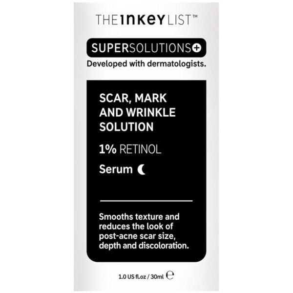 The INKEY List SuperSolutions 1% Retinol Serum for Face and Neck, Helps with Scar, Wrinkle and Skin Tone Appearance for Healthy-Looking Skin, 1.01 fl oz - Image 2