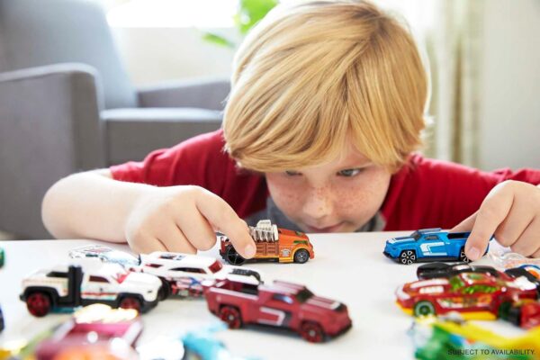 Hot Wheels Toy Cars or Trucks 5-Pack Bundle, 3-Themed Sets of 5 1:64 Scale Die-Cast Vehicles for Kids & Collectors, 15 Total (Styles May Vary) - Image 4