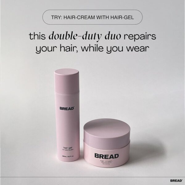 Bread BEAUTY SUPPLY hair-cream: Elastic Bounce Leave-in Conditioning Styler | Wavy, Curly, Coily & Textured Hair | Colour Safe, Silicone Free, Cruelty-Free | 8.4 oz 250 mL - Image 2