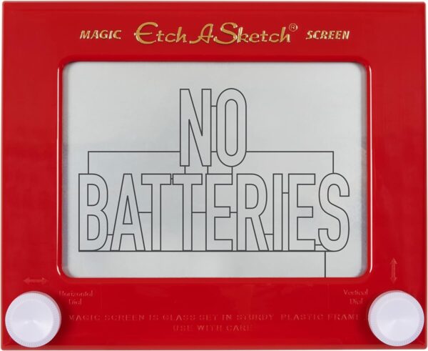 Etch A Sketch, Classic Red Drawing Toy with Magic Screen, for Ages 3 and Up