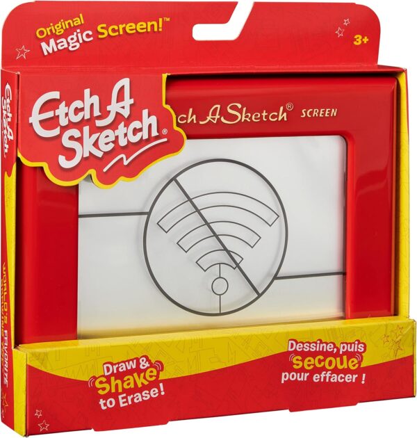 Etch A Sketch, Classic Red Drawing Toy with Magic Screen, for Ages 3 and Up - Image 2
