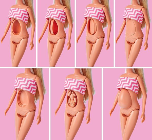 Simba 105733588 - Steffi Love Baby Surprise, Pregnant Doll with Baby Surprise, Boy, Girl, Twins, 3 Assorted Designs, Only One Item Supplied, Over 11 Pieces, 29 cm, from 3 Years - Image 6
