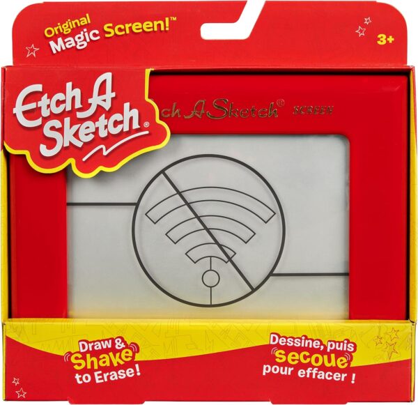Etch A Sketch, Classic Red Drawing Toy with Magic Screen, for Ages 3 and Up - Image 7